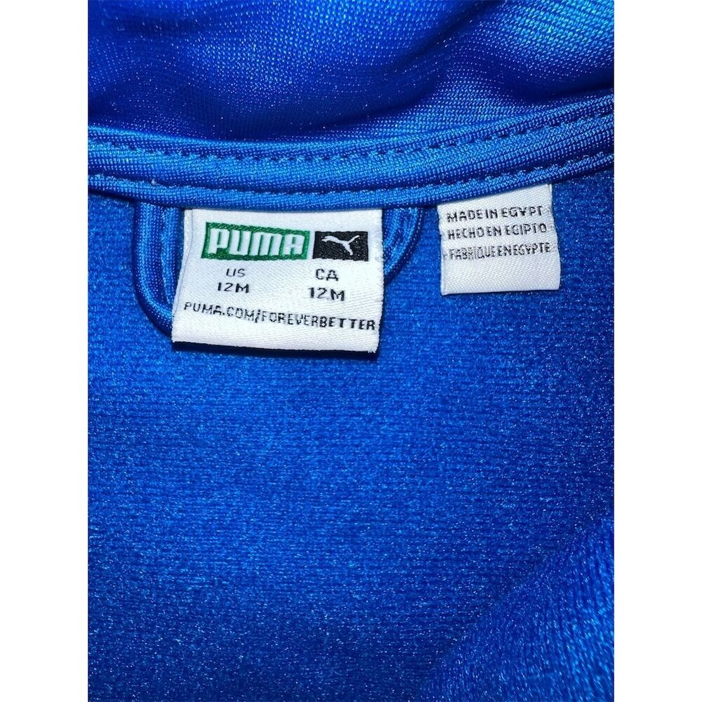 PUMA Boys' Track Jacket Bright Blue Size 12M - Picture 5 of 6